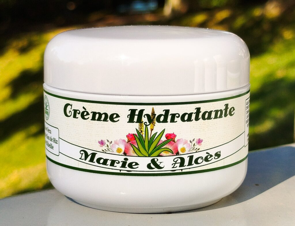 Crème hydratante à l'Aloe Vera