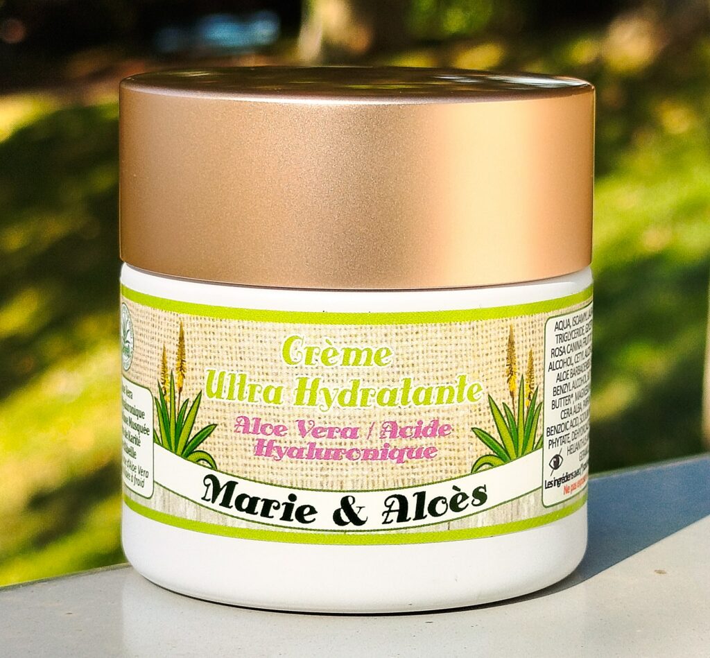 crème ultra hydratante, Aloe Vera / Acide Hyaluronique