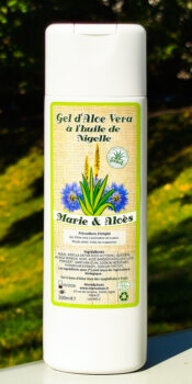 gel d'aloe vera à l'huile de nigelle 200ml