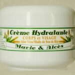 crème hydratante aloe vera et huile de son de riz